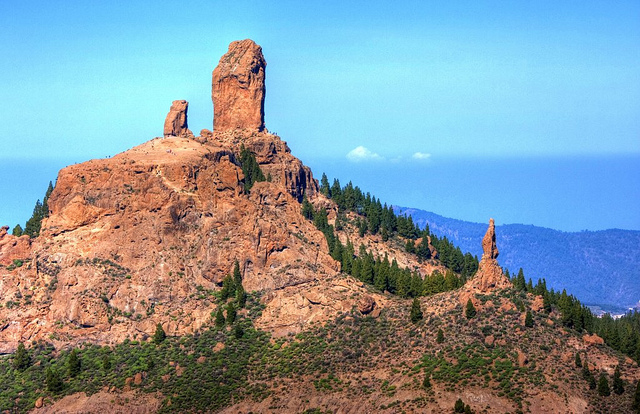 site sacré de roque nublo à gran canaria