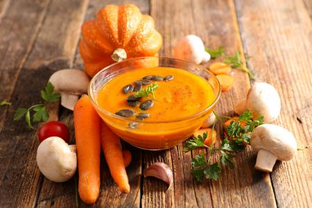 Soupe au potiron automne hiver